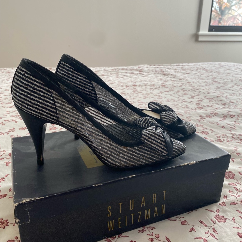 Never worn ! Brand new with box !! Black sparkle shoes! Very elegant !